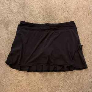 Black Lululemon tennis skirt